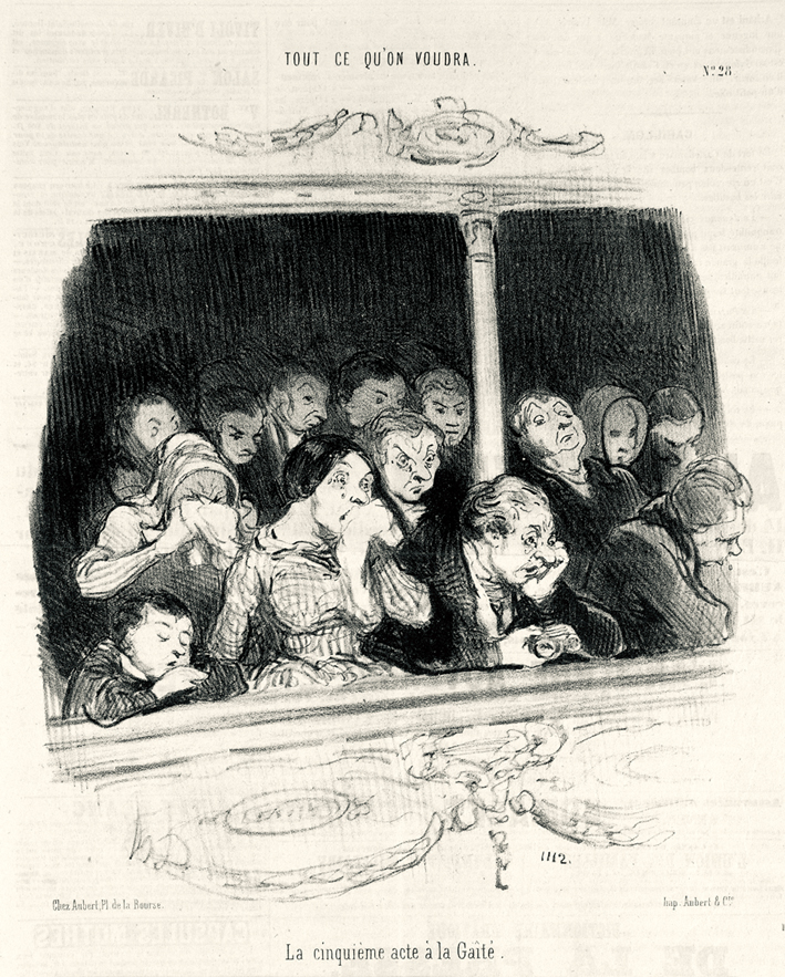  奥诺雷·杜米埃 Honore Daumier ——第五幕的盖特